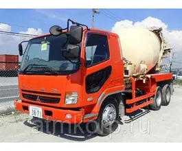 Автобетоносмеситель Mitsubishi Fuso кузов FQ62F г 2007 миксер MR4530 грузоподъемность 11 тн пробег 153 т.км 2019 года б/у