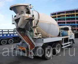 Автобетоносмеситель Mitsubishi Fuso кузов FQ62F г 2009 миксер M45B объем 8,8 к.м. груз 11 тн пробег 101 т.км 2019 года б/у фото 3