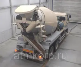 Автобетоносмеситель Mitsubishi Fuso кузов FQ62F г 2009 миксер M45B объем 8,8 к.м. груз 11 тн пробег 101 т.км 2019 года б/у фото 4