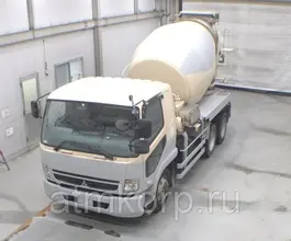 Автобетоносмеситель Mitsubishi Fuso кузов FQ62F г 2009 миксер M45B объем 8,8 к.м. груз 11 тн пробег 101 т.км 2019 года б/у фото 5