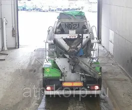Автобетоносмеситель Mitsubishi Fuso кузов FQ62F г 2007 миксер KYB грузоподъемность 11 тн пробег 191 т.км 2019 года б/у фото 4