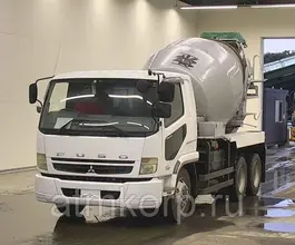Автобетоносмеситель Mitsubishi Fuso кузов FQ62F г 2007 миксер KYB грузоподъемность 11 тн пробег 196 т.км 2019 года б/у