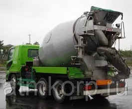 Автобетоносмеситель Mitsubishi Fuso FQ62F г 2007 миксер KYB MR4530 грузоподъемность 11.01 тн пробег 203 т.км 2019 года б/у фото 3