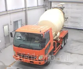Автобетоносмеситель Mitsubishi Fuso кузов FQ62F г 2006 миксер грузоподъемность 11 тн пробег 168 т.км 2019 года б/у