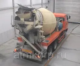 Автобетоносмеситель Mitsubishi Fuso кузов FQ62F г 2006 миксер грузоподъемность 11 тн пробег 168 т.км 2019 года б/у фото 2