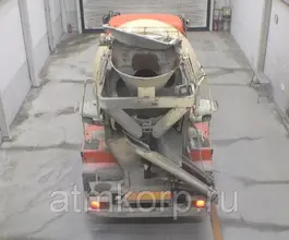 Автобетоносмеситель Mitsubishi Fuso кузов FQ62F г 2006 миксер грузоподъемность 11 тн пробег 168 т.км 2019 года б/у фото 3