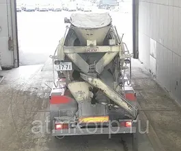 Автобетоносмеситель Mitsubishi Fuso кузов FQ62F г 2007 миксер KYB грузоподъемность 11 тн пробег 156 т.км 2019 года б/у фото 3