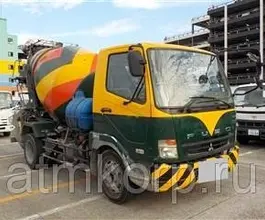 Автобетоносмеситель Mitsubishi Fuso кузов FK72FZ г 2007 миксер ShinMaywa грузопод 8,08 тн пробег 264 т.км 2019 года б/у