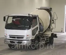 Автобетоносмеситель Mitsubishi Fuso кузов FK72FZ г 2007 миксер объем 6.3 к.м. грузопод 7,83 тн пробег 317 т.км 2019 года б/у
