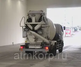 Автобетоносмеситель Mitsubishi Fuso кузов FK72FZ г 2007 миксер объем 6.3 к.м. грузопод 7,83 тн пробег 317 т.км 2019 года б/у фото 2