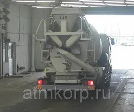 Автобетоносмеситель Mitsubishi Fuso кузов FK72FZ г 2007 миксер объем 6.3 к.м. грузопод 7,83 тн пробег 317 т.км 2019 года б/у фото 5