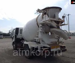 Автобетоносмеситель Mitsubishi Fuso кузов FK72FZ г 2006 миксер грузоподъемность 7,85 тн пробег 193 т.км 2019 года б/у фото 3