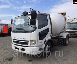 Автобетоносмеситель Mitsubishi Fuso кузов FK72FZ г 2006 миксер грузоподъемность 7,85 тн пробег 193 т.км 2019 года б/у фото 5