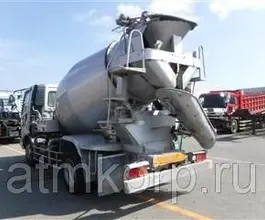 Автобетоносмеситель Mitsubishi Fuso кузов FK72FZ г 2006 миксер M32C грузоподъем 7,75 тн пробег 322 т.км 2019 года б/у фото 3