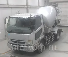 Автобетоносмеситель Mitsubishi Fuso кузов FK72FZ г 2006 миксер M32C грузоподъем 7,75 тн пробег 322 т.км 2019 года б/у фото 4