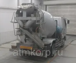 Автобетоносмеситель Mitsubishi Fuso кузов FK72FZ г 2006 миксер M32C грузоподъем 7,75 тн пробег 322 т.км 2019 года б/у фото 5