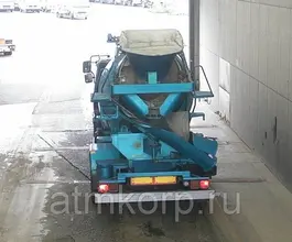 Автобетоносмеситель Mitsubishi Fuso кузов FK72FZ г 2007 миксер грузоподъемность 7,88 тн пробег 250 т.км 2019 года б/у фото 3
