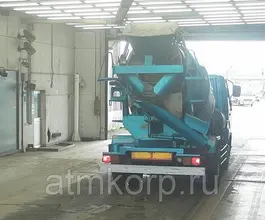 Автобетоносмеситель Mitsubishi Fuso кузов FK72FZ г 2007 миксер грузоподъемность 7,88 тн пробег 250 т.км 2019 года б/у фото 4