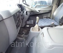 Автобетоносмеситель Mitsubishi Fuso FK72FZ г 2008 миксер KYB M32C объем 6,3 к.м. груз 7,82 тн пробег 276 т.км 2019 года б/у фото 5