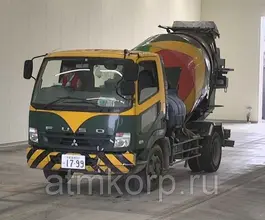 Автобетоносмеситель Mitsubishi Fuso FK72FZ г 2007 миксер ShinMaywa объем 6,3 .м. груз 8,08 тн пробег 275 т.км 2019 года б/у