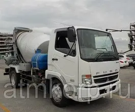 Автобетоносмеситель Mitsubishi Fuso кузов FK72FY г 2007 миксер K221 MW221A-31 грузопод 5,48 тн пробег 126 т.км 2019 года б/у