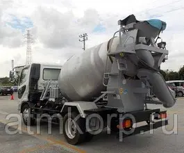 Автобетоносмеситель Mitsubishi Fuso кузов FK72FY г 2007 миксер K221 MW221A-31 грузопод 5,48 тн пробег 126 т.км 2019 года б/у фото 2