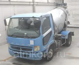 Автобетоносмеситель Mitsubishi Fuso кузов FK71R г 2006 миксер MR1640 грузопод 3,83 тн пробег 220 402 км 2019 года б/у фото 2