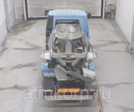 Автобетоносмеситель Mitsubishi Fuso кузов FK71R г 2006 миксер MR1640 грузопод 3,83 тн пробег 220 402 км 2019 года б/у фото 4