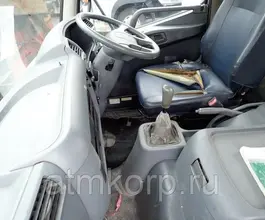 Автобетоносмеситель Mitsubishi Fuso кузов FK71R г 2006 миксер грузоподъемность 3,83 тн пробег 219 658 км 2019 года б/у фото 3