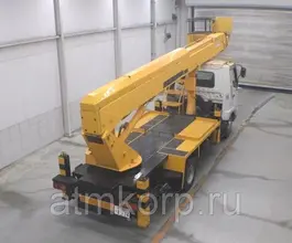 Автовышка Mitsubishi Fuso кузов FK71D г 2007 вышка Tadano AT-270TG подъем люльки 29.5 м пробег 41 т.км 2019 года б/у фото 3