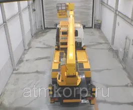 Автовышка Mitsubishi Fuso кузов FK71D г 2007 вышка Tadano AT-270TG подъем люльки 29.5 м пробег 41 т.км 2019 года б/у фото 2