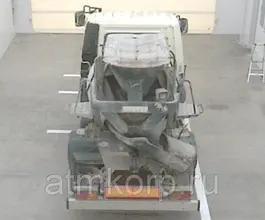 Автобетоносмеситель Mitsubishi Fuso FK71RC г 2006 миксер M16 объем 3,2 куб.м. грузопод 3,83 тн пробег 160 т.км 2019 года б/у фото 2