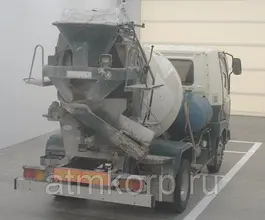 Автобетоносмеситель Mitsubishi Fuso FK71RC г 2006 миксер M16 объем 3,2 куб.м. грузопод 3,83 тн пробег 160 т.км 2019 года б/у фото 4