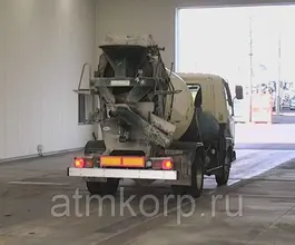 Автобетоносмеситель Mitsubishi Fuso FK71RC г 2006 миксер M16 объем 3,2 куб.м. грузопод 3,83 тн пробег 160 т.км 2019 года б/у фото 5