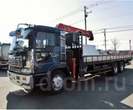 Самопогрузчик HINO 700 с КМУ Palfinger 2000 года б/у