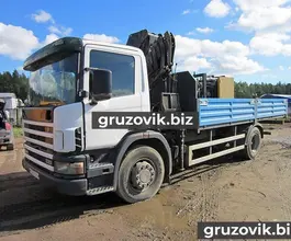 Самопогрузчик Scania P-series с КМУ HIAB 160 2004 года б/у