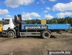 Самопогрузчик Scania P-series с КМУ HIAB 160 2004 года б/у фото 2