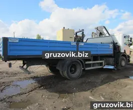 Самопогрузчик Scania P-series с КМУ HIAB 160 2004 года б/у фото 4