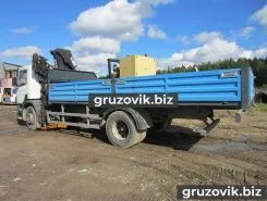 Самопогрузчик Scania P-series с КМУ HIAB 160 2004 года б/у фото 5