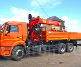 Самопогрузчик Камаз 65115 с КМУ PALFINGER INMAN IT 150 2019 года б/у