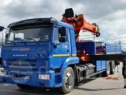 Самопогрузчик Камаз 65117 с КМУ PALFINGER INMAN IT 150 2019 года б/у