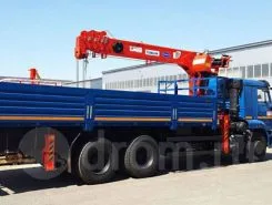 Самопогрузчик Камаз 65117 с КМУ  2019 года б/у