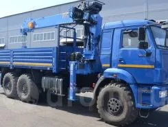 Самопогрузчик Камаз 43118 с КМУ DONGYANG SS1956 2019 года б/у