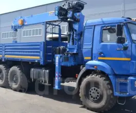 Самопогрузчик Камаз 43118 с КМУ DONGYANG SS1956 2019 года б/у
