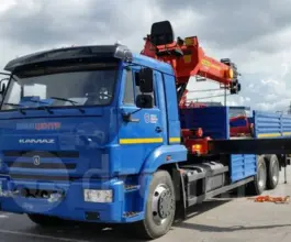 Самопогрузчик Камаз 65115 с КМУ PALFINGER INMAN IT 120 2019 года б/у
