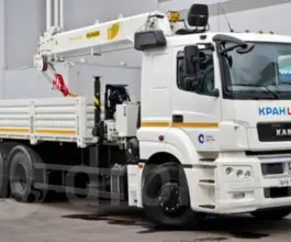 Самопогрузчик Камаз 65207 с КМУ PALFINGER INMAN IT 120 2019 года б/у