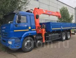 Самопогрузчик Камаз 65117 с КМУ KANGLIM KS1256G-II TOP 2019 года б/у