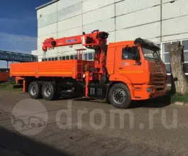 Самопогрузчик Камаз 65115 с КМУ KANGLIM KS1256G-II TOP 2019 года б/у