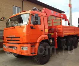 Самопогрузчик Камаз 43118 с КМУ KANGLIM KS1256G-II TOP 2019 года б/у