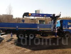 Самопогрузчик Камаз 65117 с КМУ DONGYANG SS1956 2019 года б/у